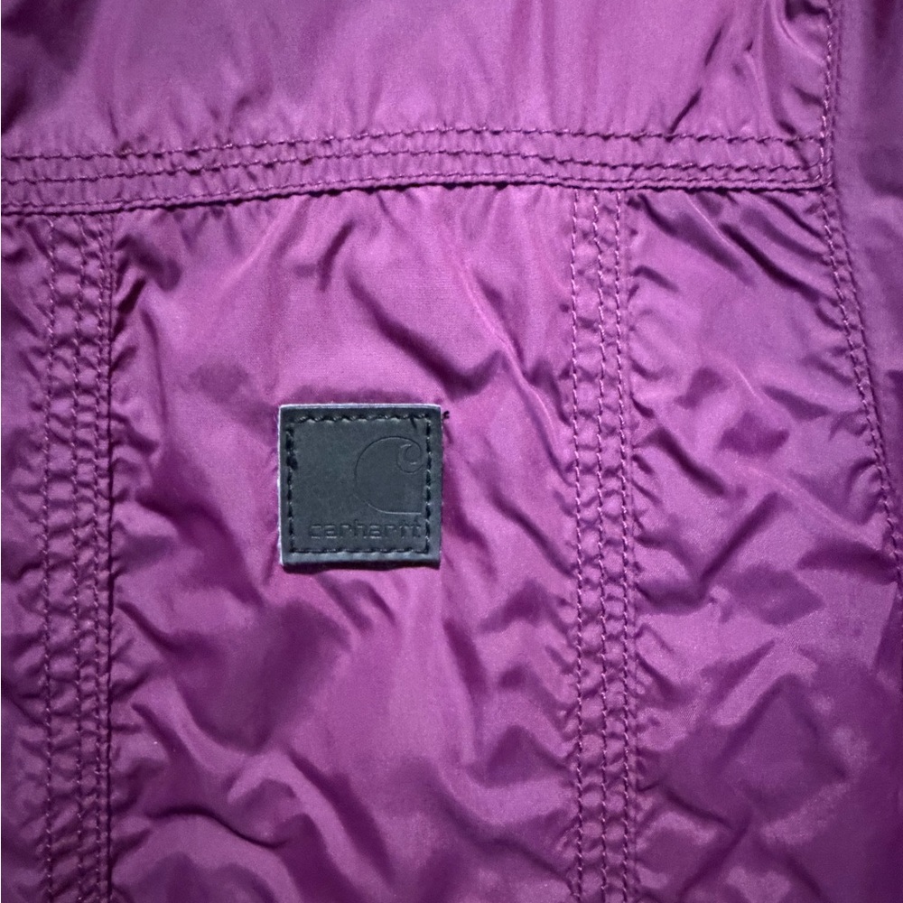 Women's Purple Zip-Up Lightweight Jacket - Picture 2 of 7